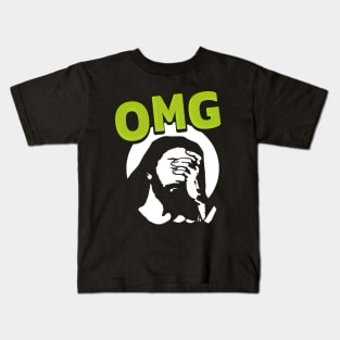 OMG jesus christ facepalm Kids T-Shirt